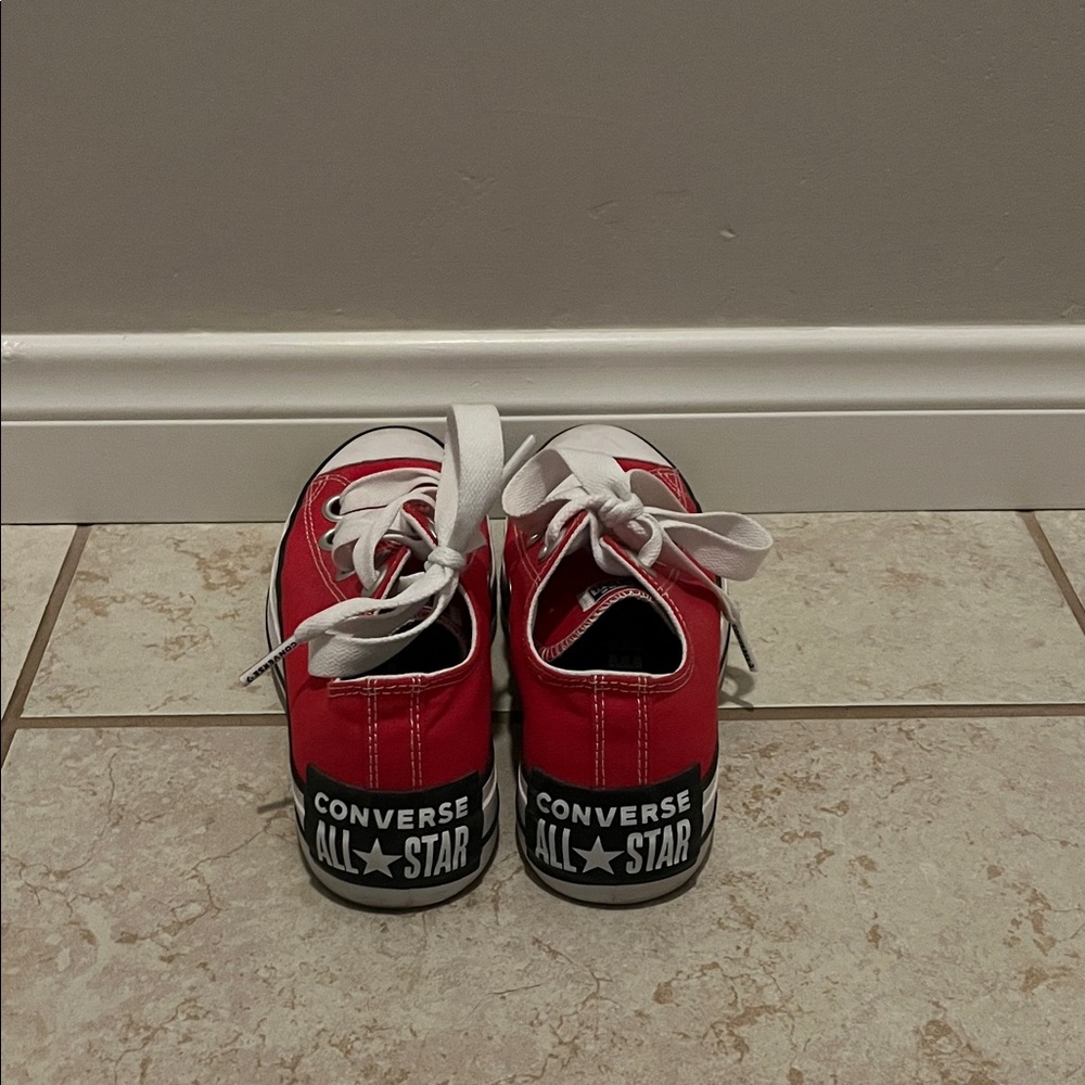 Red Platform Converses - Picture 3 of 5